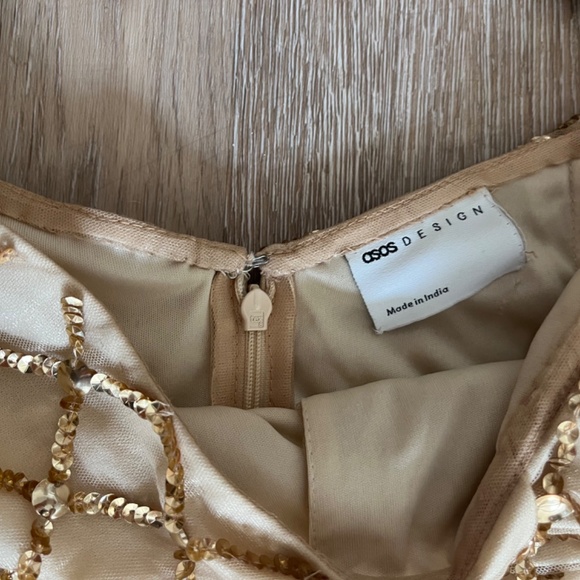 Gold Sequin Evening Dress - Picture 5 of 5